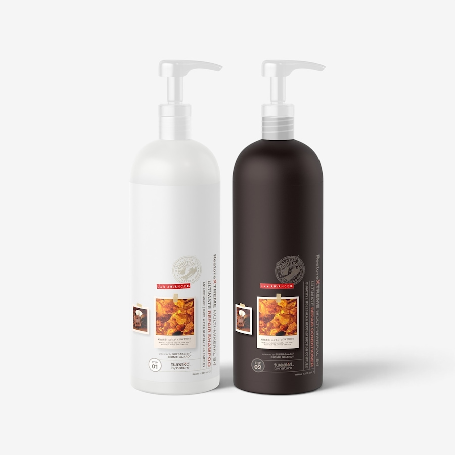 Image 127706_AMBCE.jpg, Product 127-706 / Price $59.99, Tweak'd by Nature RestoreXTREME Advanced Supersize Shampoo & Conditioner Duo from Tweak'd by Nature on TSC.ca's Beauty department