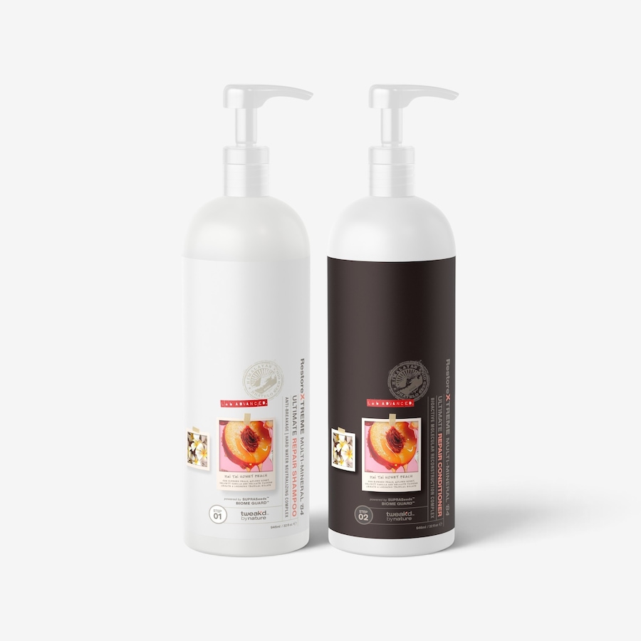 Image 127706_MAITH.jpg, Product 127-706 / Price $59.99, Tweak'd by Nature RestoreXTREME Advanced Supersize Shampoo & Conditioner Duo from Tweak'd by Nature on TSC.ca's Beauty department
