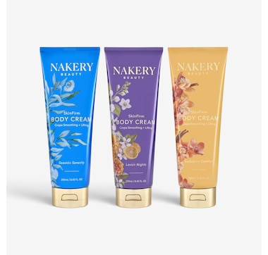 Nakery 3-Piece Body Cream Collection