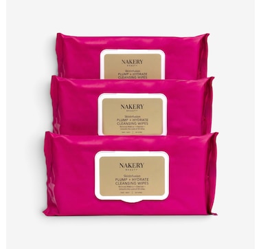 Nakery SkinInfusion Plump   Hydrate Cleansing Wipes (3-Pack) 