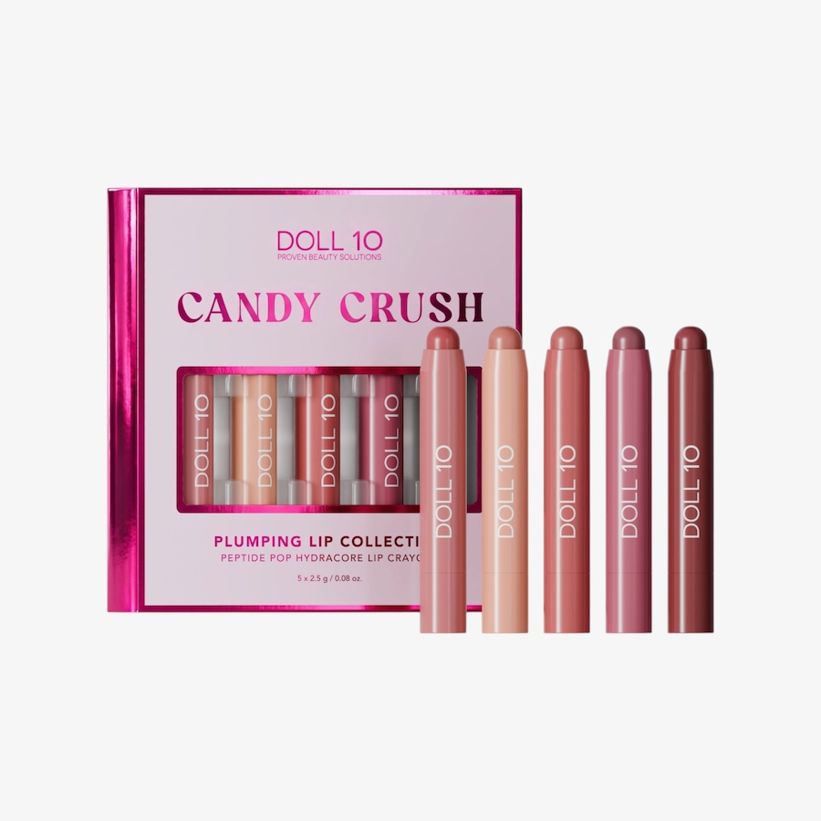 Image 127871.jpg, Product 127-871 / Price $49.99, Doll 10 Candy Crush 5-Piece Peptide Plumping HydraCore Lip Collection in Gift Box from Doll 10 on TSC.ca's Beauty department