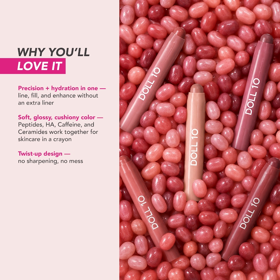 Image 127871_ALTMORE4.jpg, Product 127-871 / Price $49.99, Doll 10 Candy Crush 5-Piece Peptide Plumping HydraCore Lip Collection in Gift Box from Doll 10 on TSC.ca's Beauty department