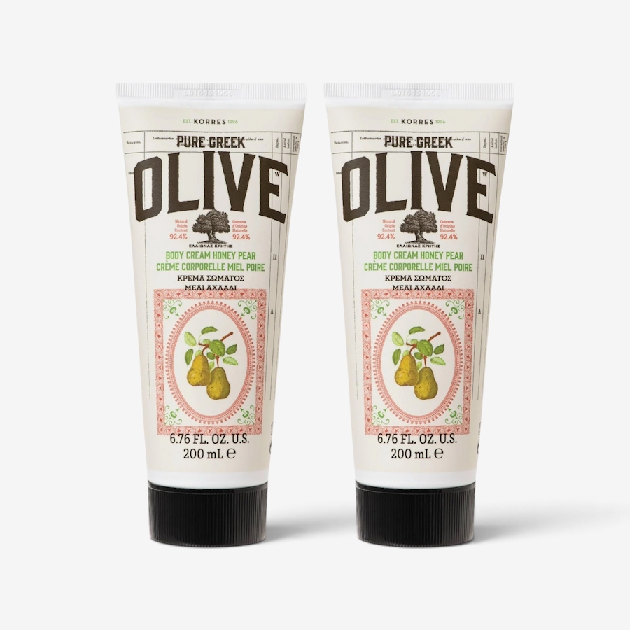 Image 127874_HONPR.jpg, Product 127-874 / Price $64.00, KORRES Pure Greek Olive Body Cream Duo from KORRES Natural Products on TSC.ca's Beauty department