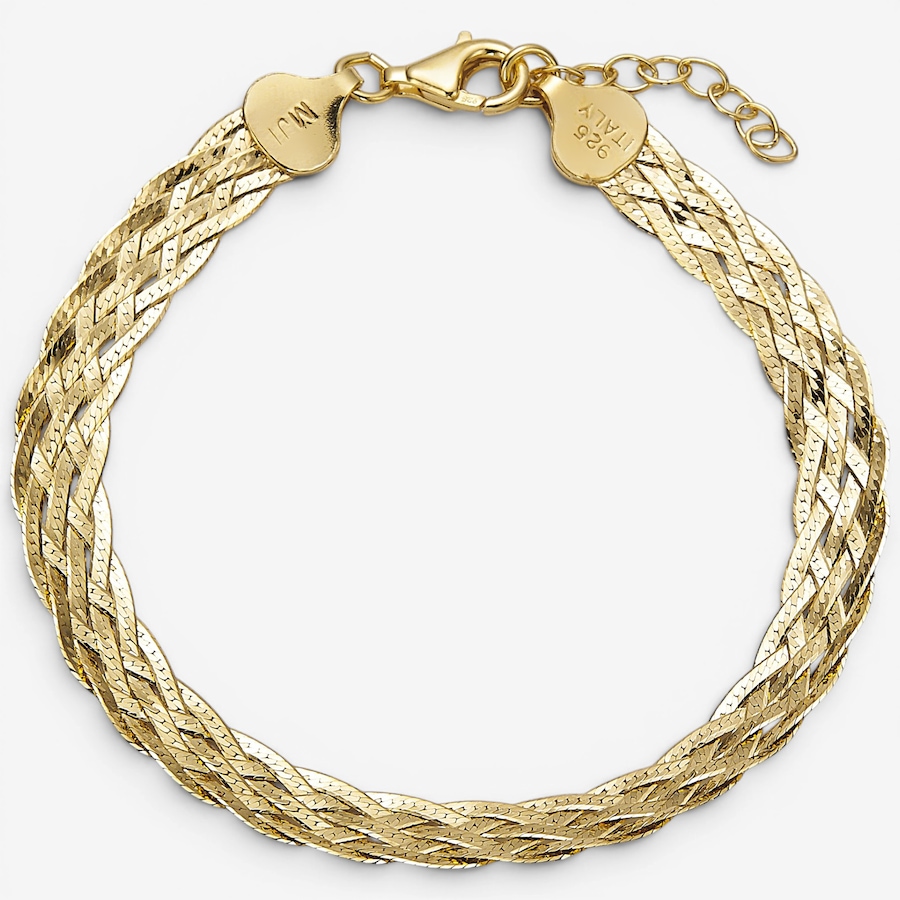 Image 130126_YGP.jpg, Product 130-126 / Price $169.99, Silver Gallery Sterling Silver Five Strand Herringbone Bracelet from Silver Gallery on TSC.ca's Jewellery department