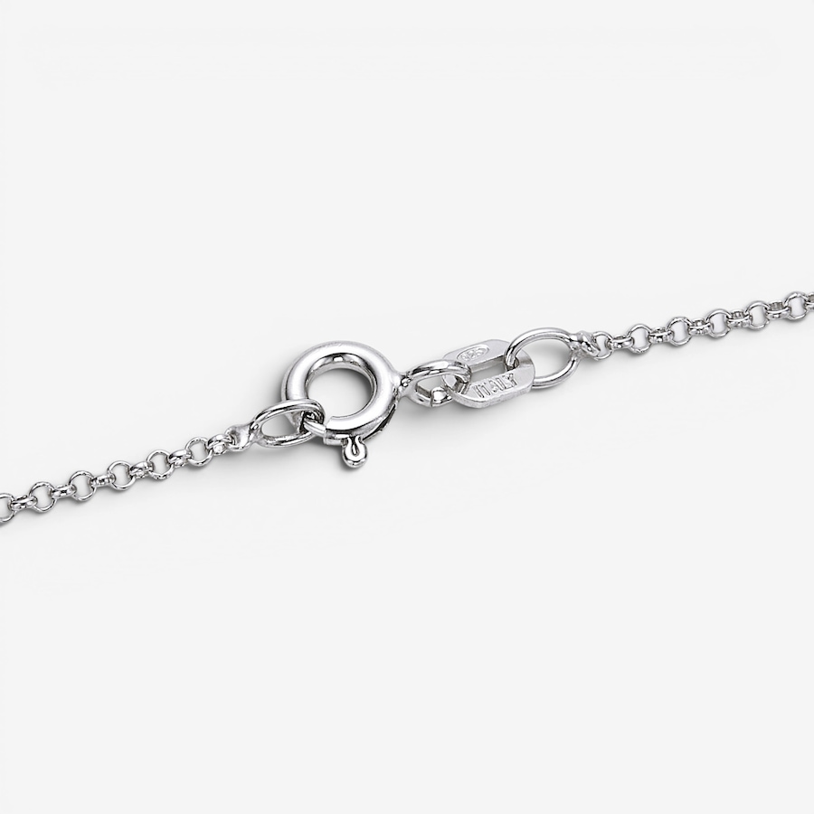 Image 130128_ALTMORE2.jpg, Product 130-128 / Price $69.99, Silver Gallery Sterling Silver Rhodium Plated Cubic Zirconia Birthday Month Cross With Chain from Silver Gallery on TSC.ca's Jewellery department