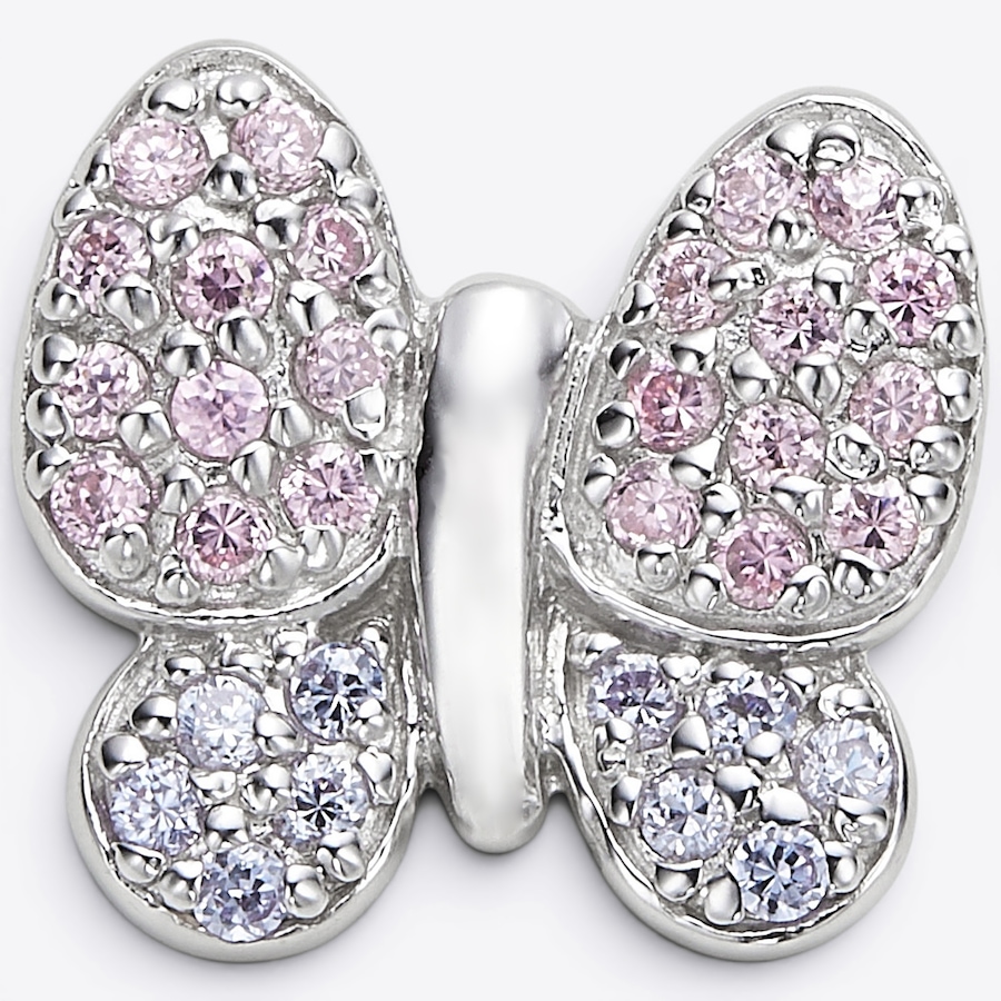 Image 130145.jpg, Product 130-145 / Price $59.99, Silver Gallery Sterling Silver Rhodium Plated Cubic Zirconia Butterfly Pendant from Silver Gallery on TSC.ca's Jewellery department