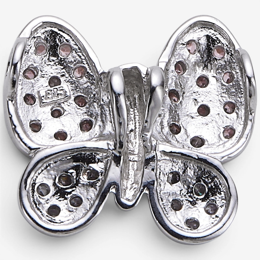 Image 130145_ALTMORE1.jpg, Product 130-145 / Price $59.99, Silver Gallery Sterling Silver Rhodium Plated Cubic Zirconia Butterfly Pendant from Silver Gallery on TSC.ca's Jewellery department