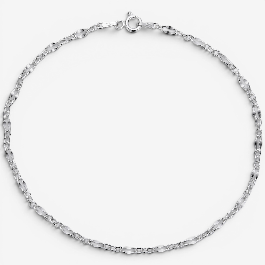 Image 130159.jpg, Product 130-159 / Price $79.99,  Silver Gallery Sterling Silver Fancy Link Anklet from Silver Gallery on TSC.ca's Jewellery department