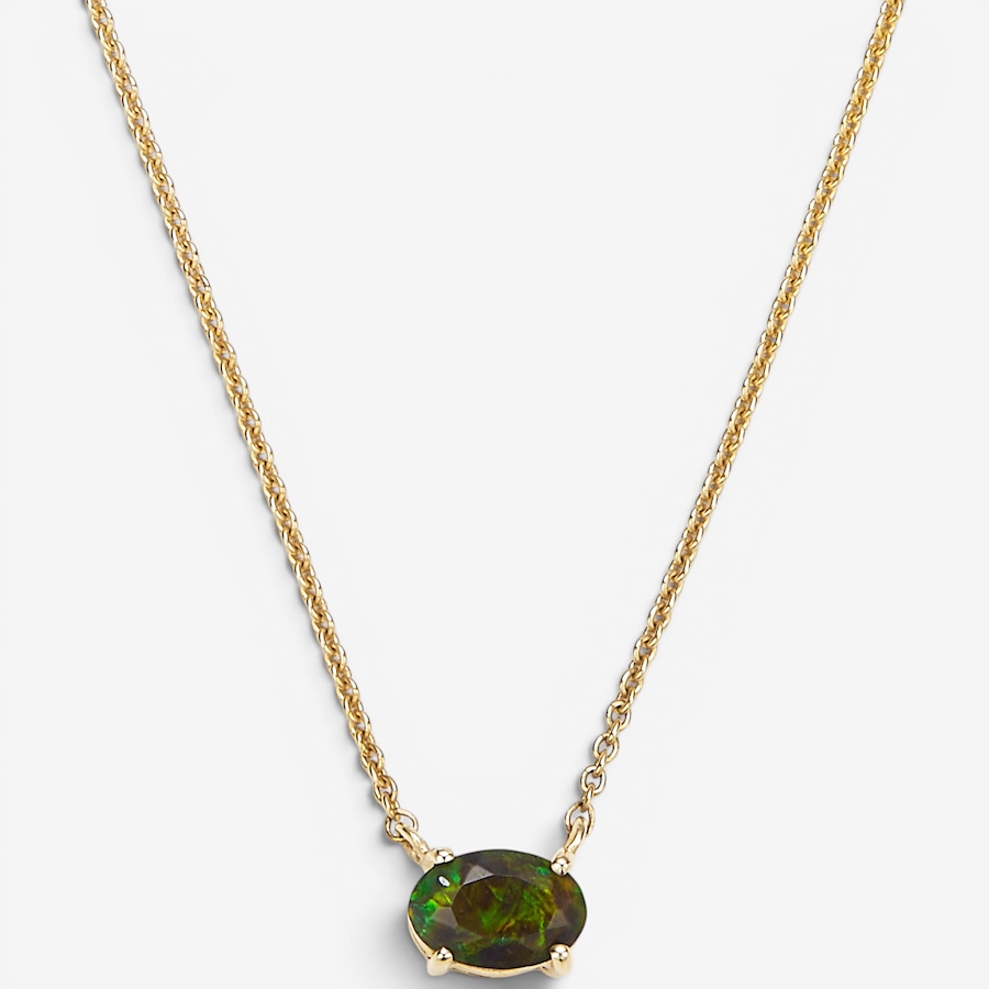 Image 130161_BOP.jpg, Product 130-161 / Price $799.99, 14K Yellow Gold Gemstone Solitaire Necklace from Gem Creations on TSC.ca's Jewellery department