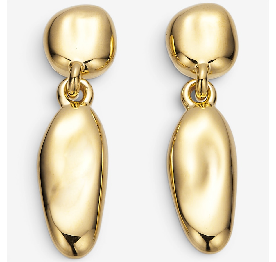 Image 130177.jpg, Product 130-177 / Price $449.99, Soave Oro 14K Yellow Gold Resin Filled Drop Earrings from Soave Oro on TSC.ca's Jewellery department