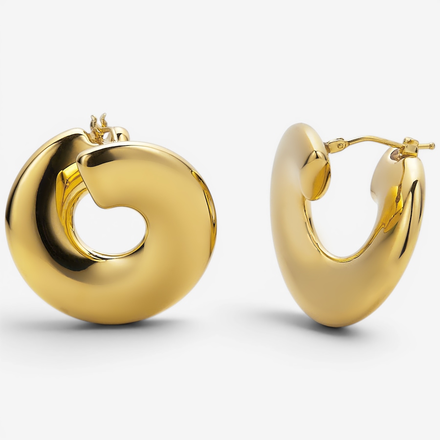 Image 130180.jpg, Product 130-180 / Price $449.99, Soave Oro 14K Yellow Gold Resin Filled Wrap Illusions Earrings from Soave Oro on TSC.ca's Jewellery department