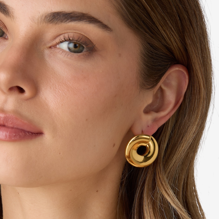 Image 130180_ALTMORE2.jpg, Product 130-180 / Price $449.99, Soave Oro 14K Yellow Gold Resin Filled Wrap Illusions Earrings from Soave Oro on TSC.ca's Jewellery department