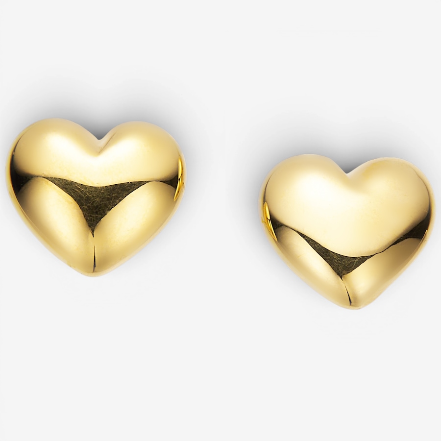 Image 130182.jpg, Product 130-182 / Price $399.99, Soave Oro 14K Yellow Gold Resin Filled Heart Stud Earrings from Soave Oro on TSC.ca's Jewellery department