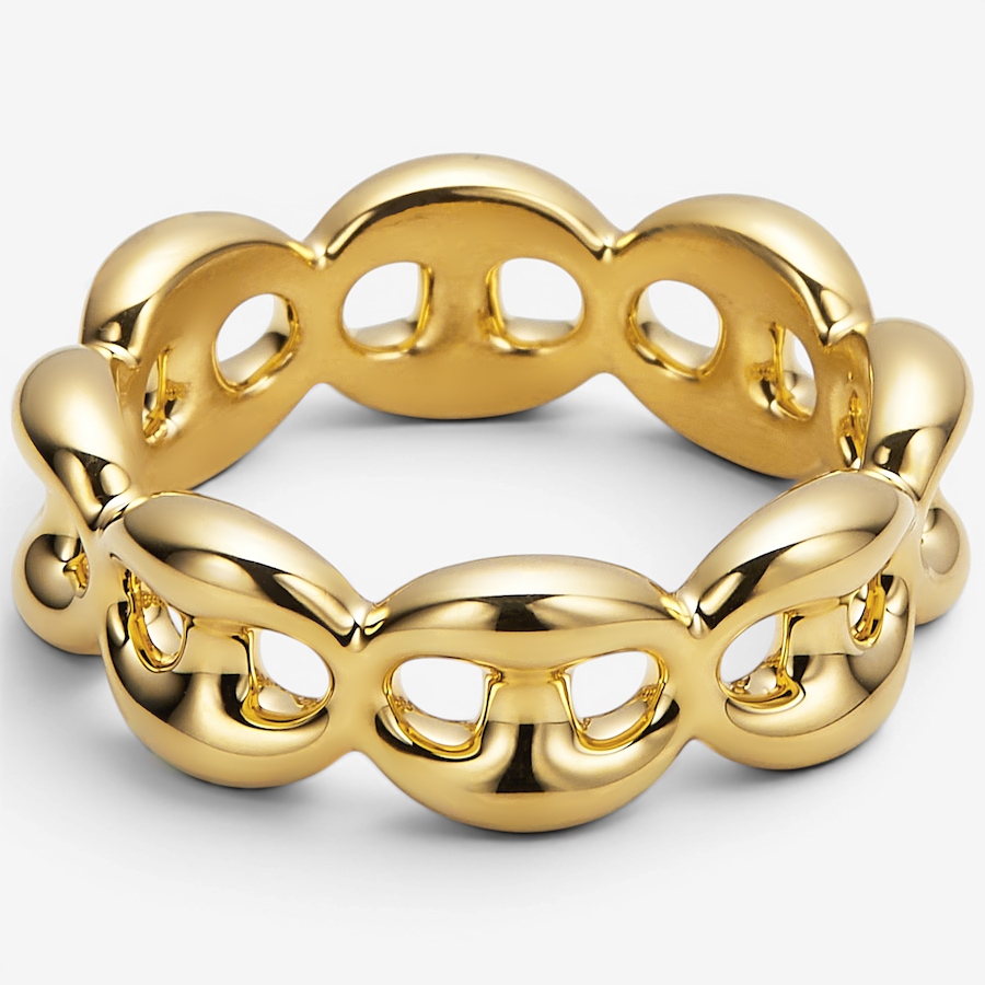 Image 130193_ALTMORE1.jpg, Product 130-193 / Price $189.99, Soave Oro 14K Yellow Gold Resin Filled Link Ring from Soave Oro on TSC.ca's Jewellery department