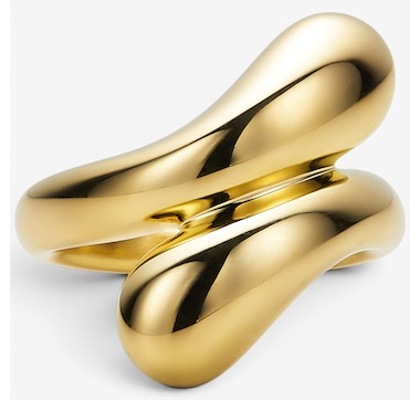 Soave Oro 14K Yellow Gold Resin Filled Wrap Ring