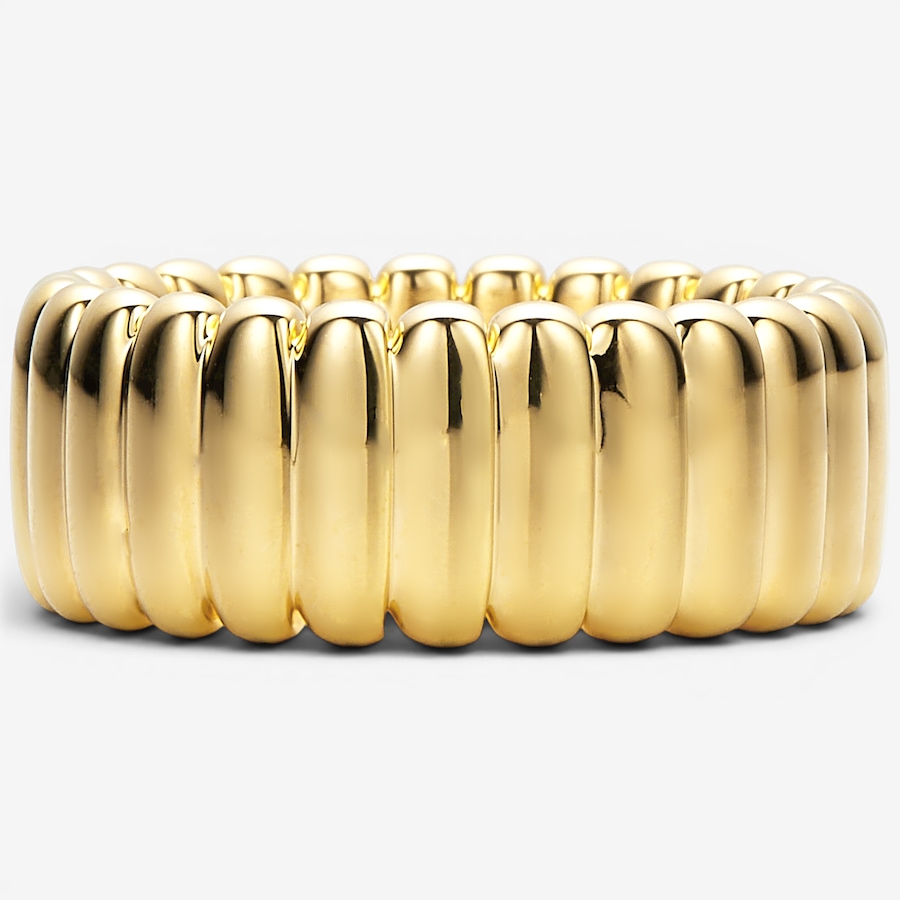 Image 130198.jpg, Product 130-198 / Price $189.99, Soave Oro 14K Yellow Gold Resin Filled Textured Ring from Soave Oro on TSC.ca's Jewellery department