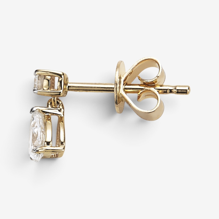 Image 130214_ALTMORE1.jpg, Product 130-214 / Price $949.99 - $1,349.99, EVERA Diamonds 14K Gold Round & Pear Shape Diamond Earrings from Evera Diamonds on TSC.ca's Jewellery department