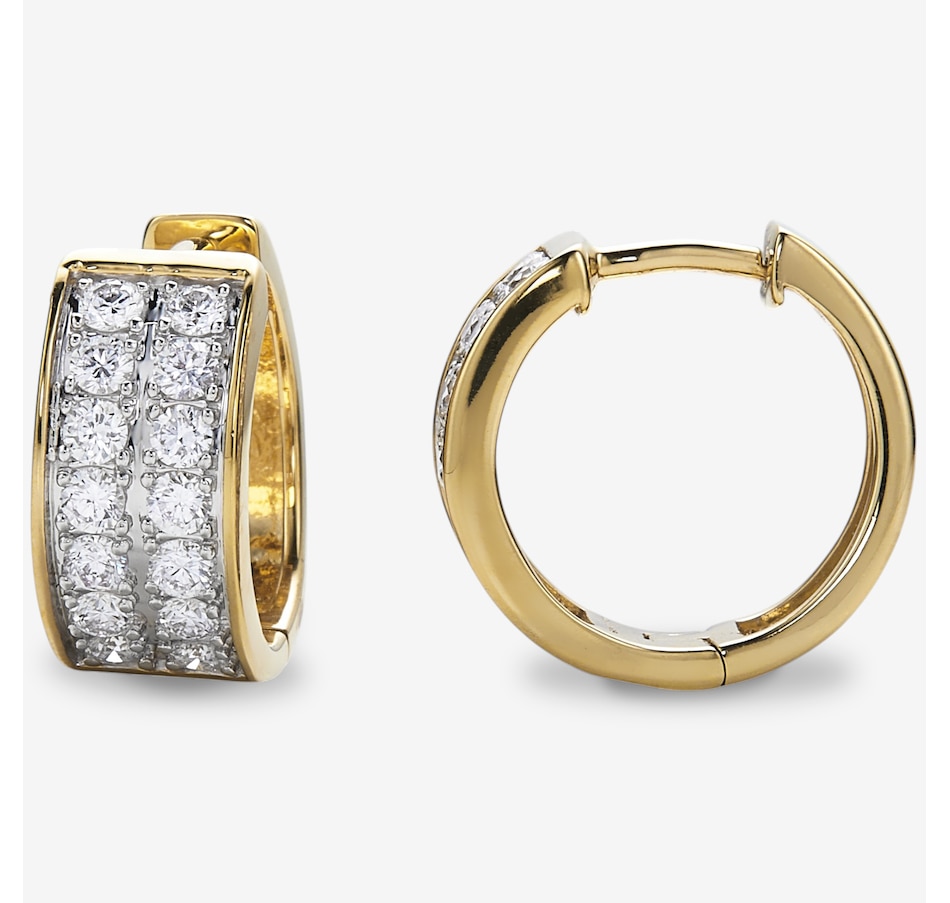 Image 130221.jpg, Product 130-221 / Price $399.99, EVERA Diamonds Sterling Silver Yellow Gold Plate Men's 1.00ctw Diamond from Evera Diamonds on TSC.ca's Jewellery department