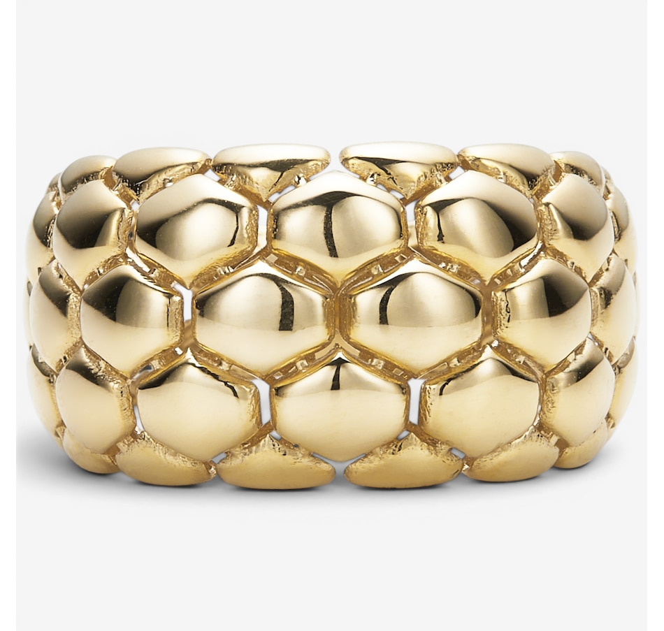 Image 130226.jpg, Product 130-226 / Price $2,699.99, Uno A Erre 18K Yellow Gold Solid Large Riso Ring from UnoAErre Jewellery on TSC.ca's Jewellery department