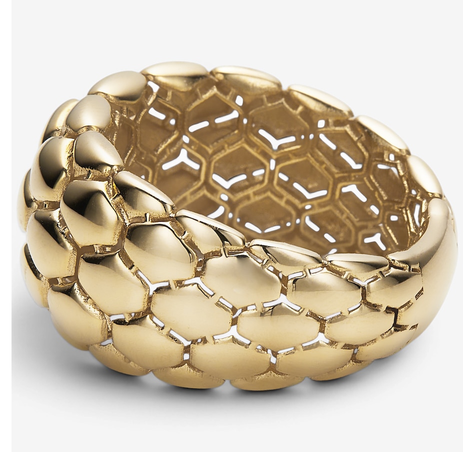 Image 130226_ALTMORE1.jpg, Product 130-226 / Price $2,699.99, Uno A Erre 18K Yellow Gold Solid Large Riso Ring from UnoAErre Jewellery on TSC.ca's Jewellery department