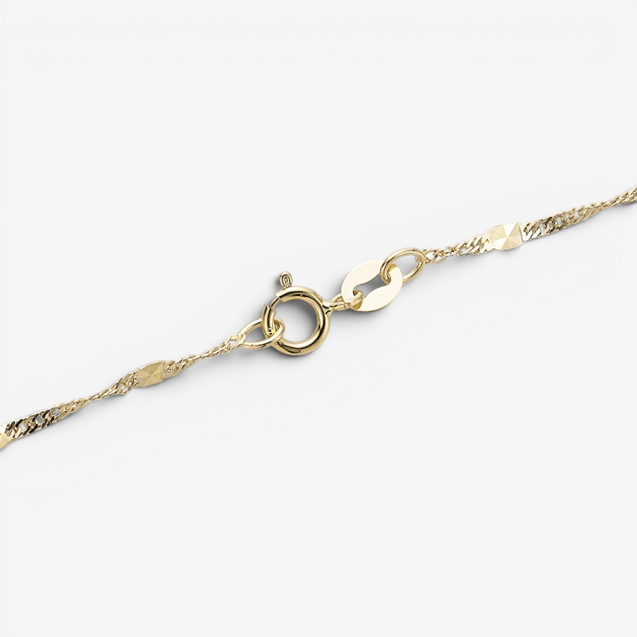 Image 130230_ALTMORE1.jpg, Product 130-230 / Price $899.99, Uno A Erre 18K Yellow Gold Singapore Chain With Diamond Cut Star Pattern Chain Necklace from UnoAErre Jewellery on TSC.ca's Jewellery department