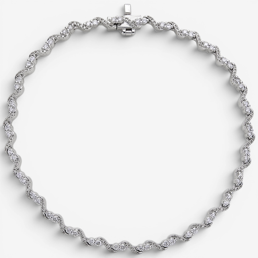 Image 130257.jpg, Product 130-257 / Price $2,499.99,  10K White Gold 1.00ctw Diamond Bracelet from The Vault on TSC.ca's Jewellery department
