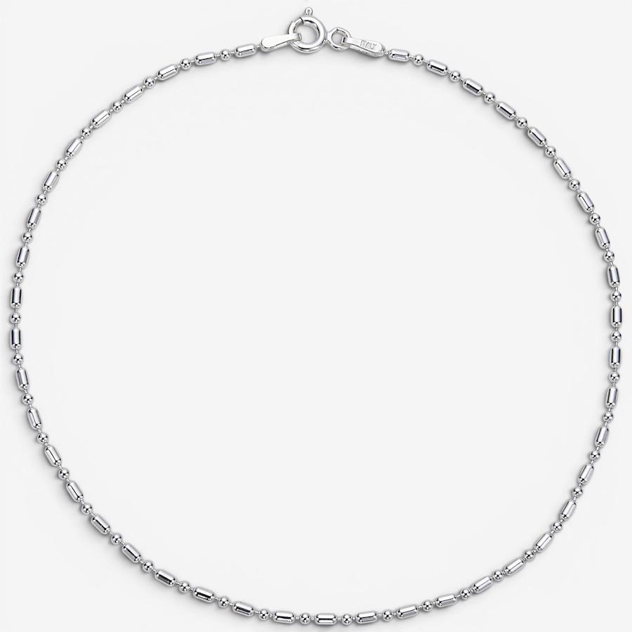 Image 130265.jpg, Product 130-265 / Price $44.99, Silver Gallery Sterling Silver Ball & Bead Link Anklet from Silver Gallery on TSC.ca's Jewellery department