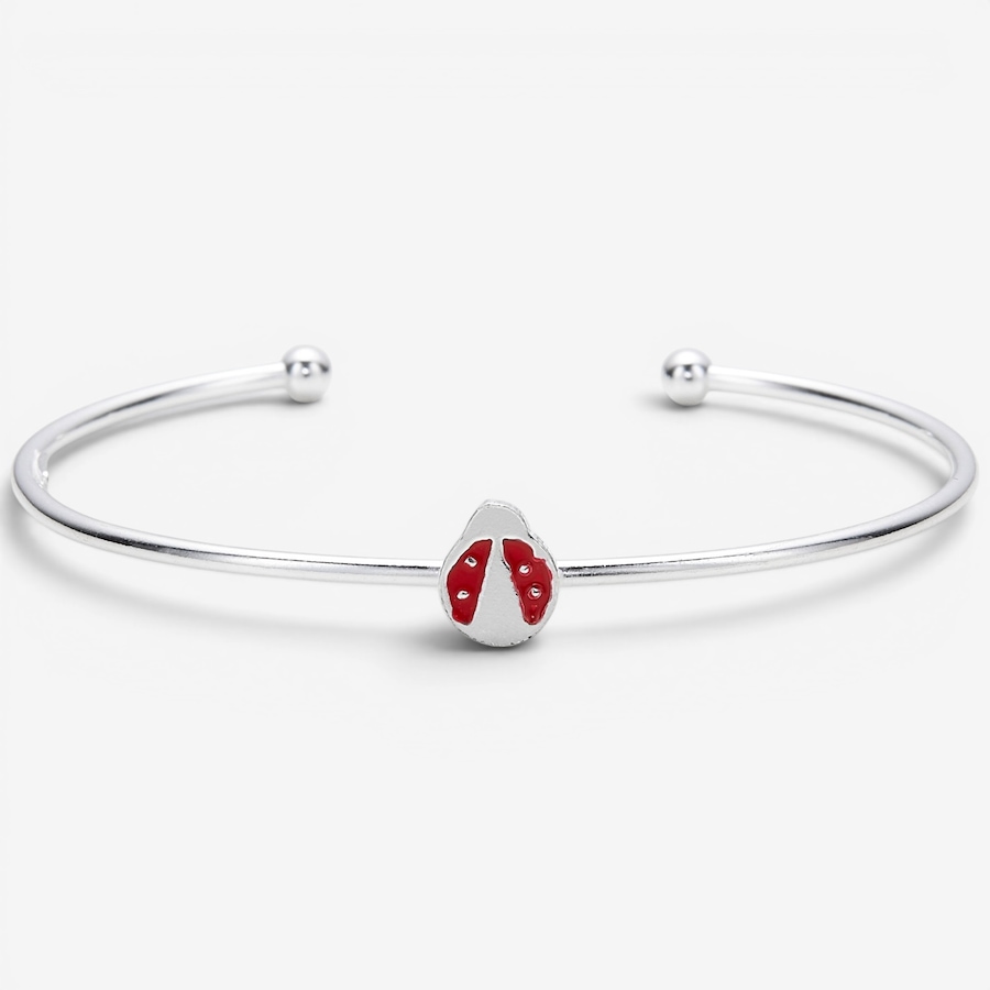 Image 130281.jpg, Product 130-281 / Price $57.99, Silver Gallery For Kids Sterling Silver With Red Enamel Ladybug Cuff Bracelet from Silver Gallery on TSC.ca's Jewellery department