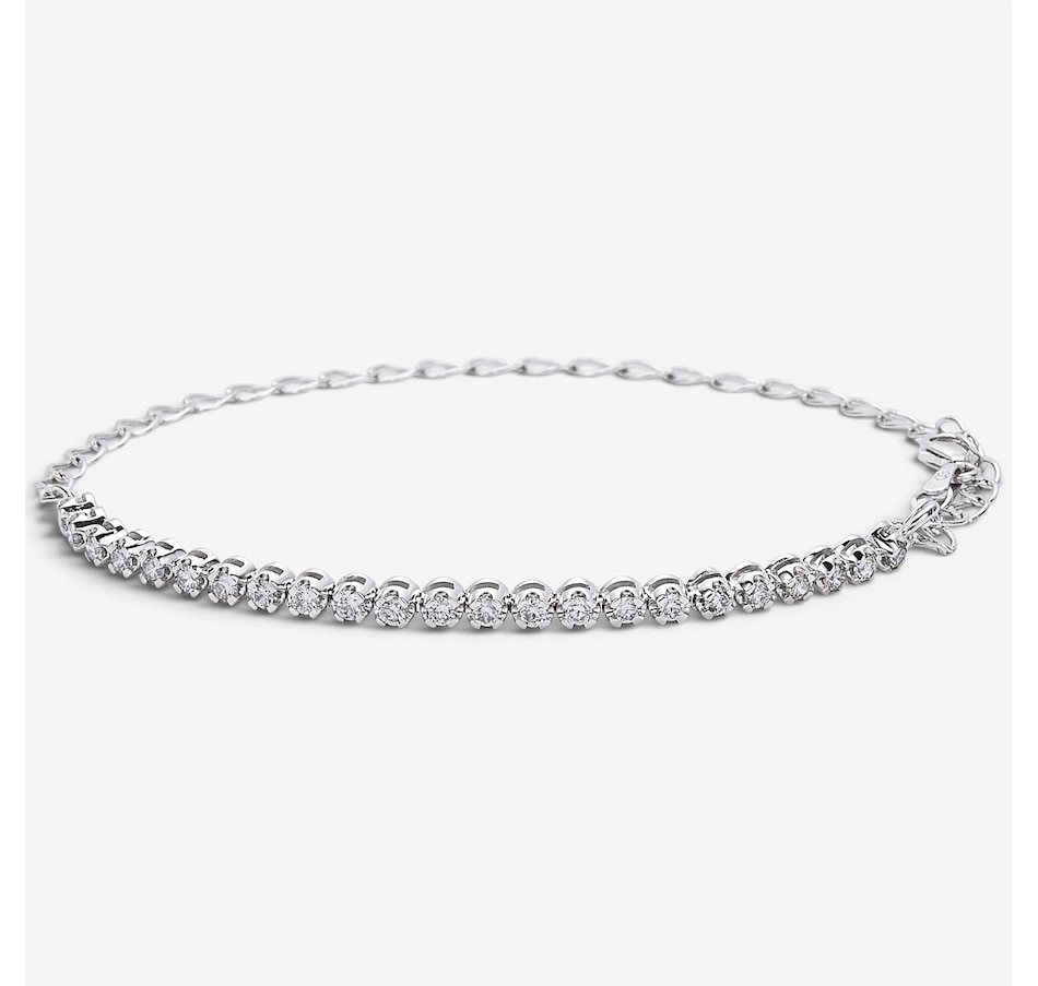 Image 130304.jpg, Product 130-304 / Price $999.99, 10K White Gold 1.00ctw Diamond Bracelet from Diamond Show on TSC.ca's Jewellery department