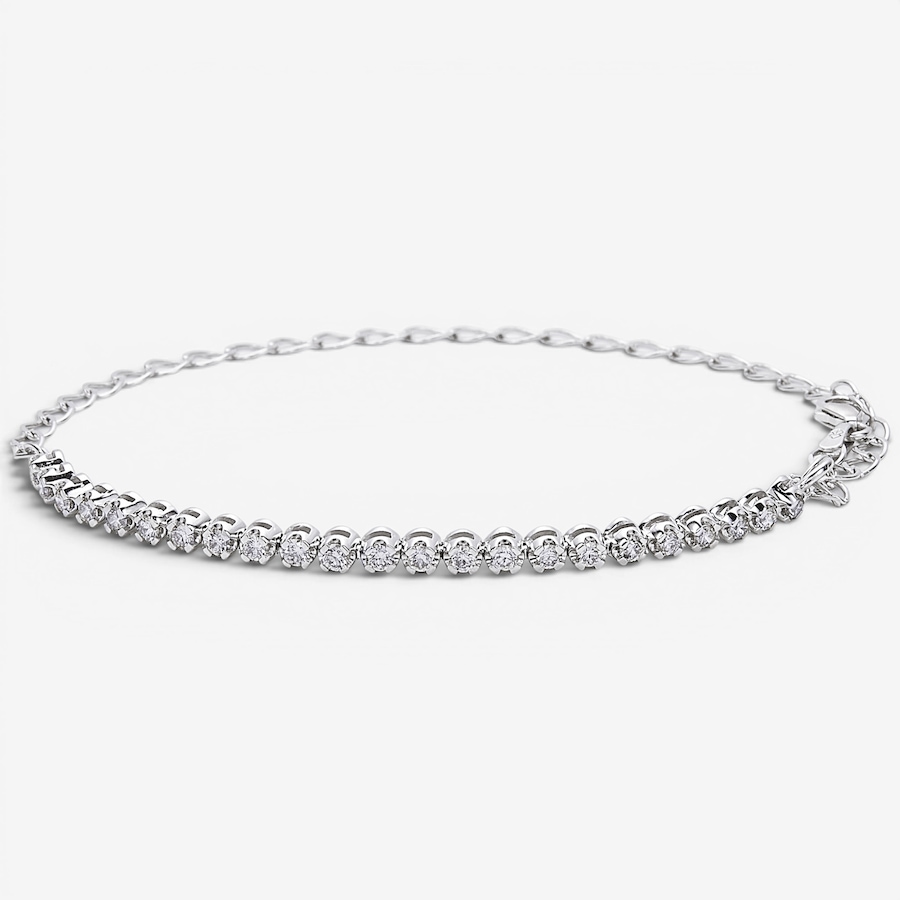 Image 130304.jpg, Product 130-304 / Price $1,049.99, 10K White Gold 1.00ctw Diamond Bracelet from Diamond Show on TSC.ca's Jewellery department