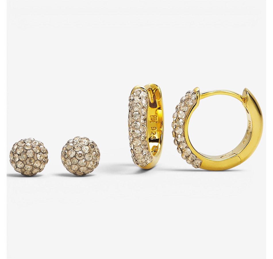 Image 130305_SGOLD.jpg, Product 130-305 / Price $149.99, Hillberg & Berk 2 Pairs of Sterling Silver Earrings from Hillberg & Berk Jewellery on TSC.ca's Jewellery department