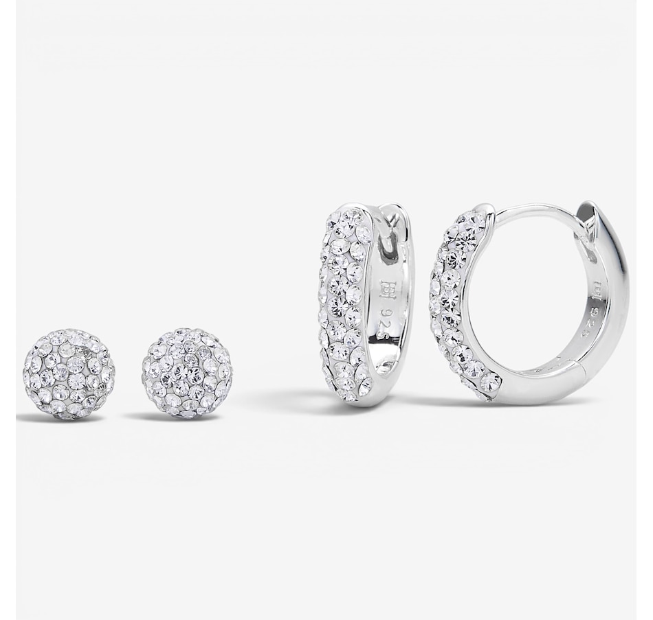 Image 130305_WHT.jpg, Product 130-305 / Price $149.99, Hillberg & Berk 2 Pairs of Sterling Silver Earrings from Hillberg & Berk Jewellery on TSC.ca's Jewellery department