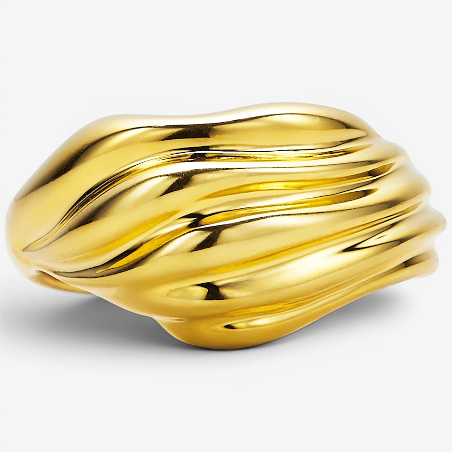 Image 130306_GLD.jpg, Product 130-306 / Price $59.99, Hillberg & Berk Sterling Silver/14K Vermeil Drift Ring from Hillberg & Berk Jewellery on TSC.ca's Jewellery department