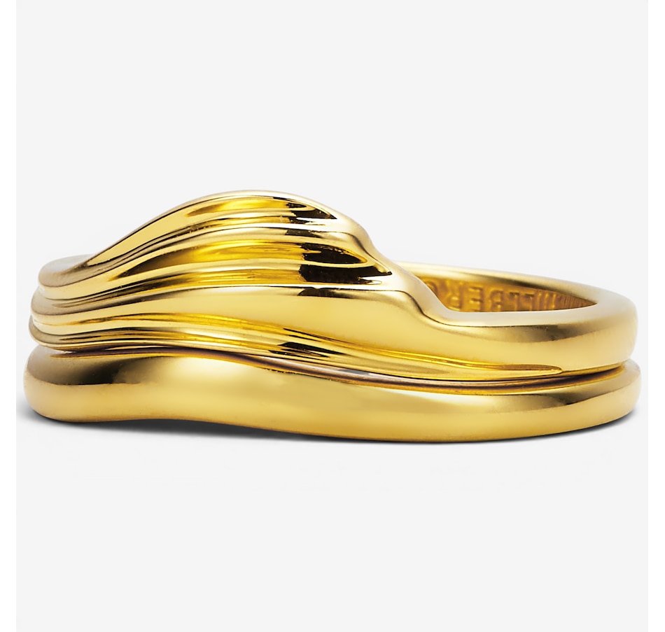 Image 130342_GLD.jpg, Product 130-342 / Price $89.99, Hillberg & Berk Sterling Silver/14K Vermeil Drift Stacking Ring from Hillberg & Berk Jewellery on TSC.ca's Jewellery department