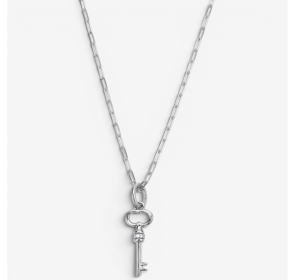 Image 130344_SIL.jpg, Product 130-344 / Price $149.99, Hillberg & Berk Sterling Silver/14K Vermeil Key to Your Heart Necklace from Hillberg & Berk Jewellery on TSC.ca's Jewellery department