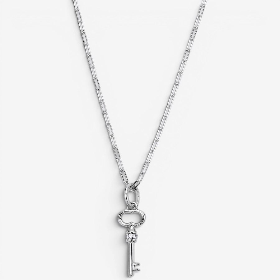 Image 130344_SIL.jpg, Product 130-344 / Price $190.00, Hillberg & Berk Sterling Silver/14K Vermeil Key to Your Heart Necklace from Hillberg & Berk Jewellery on TSC.ca's Jewellery department
