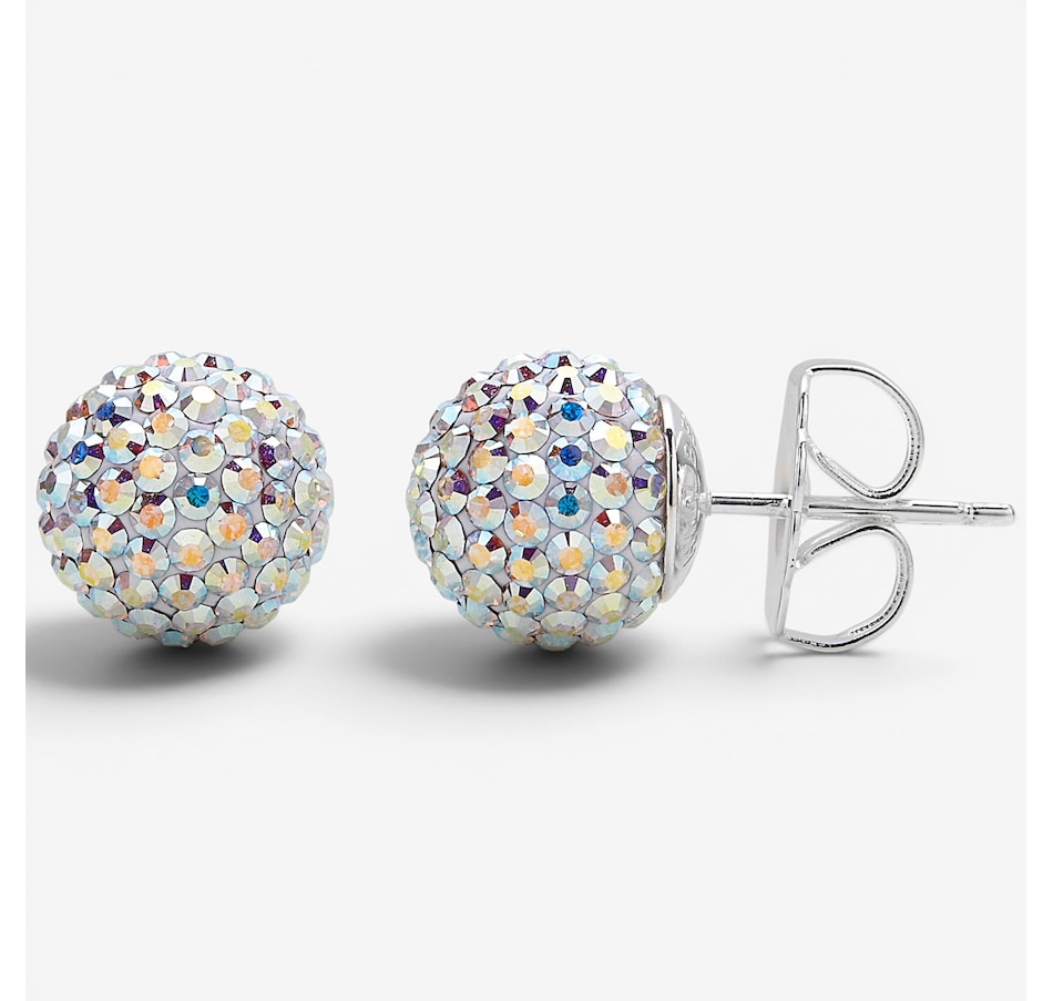 Image 130346.jpg, Product 130-346 / Price $89.99, Hillberg & Berk Sterling Silver Aurora Borealis Sparkle Ball Stud Earrings from Hillberg & Berk Jewellery on TSC.ca's Jewellery department