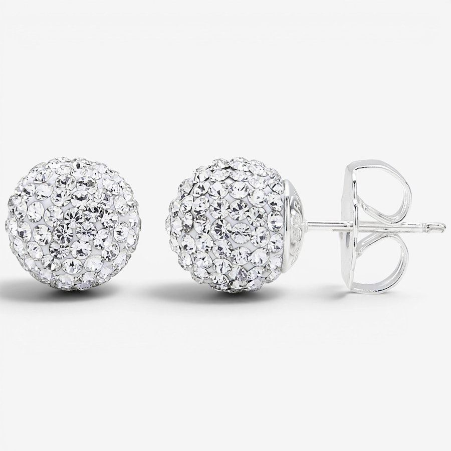 Image 130348_WHT.jpg, Product 130-348 / Price $89.99, Hillberg & Berk Sterling Silver Medium Sparkle Ball Stud Earrings from Hillberg & Berk Jewellery on TSC.ca's Jewellery department