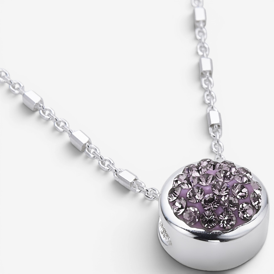 Image 130354_ALTMORE2.jpg, Product 130-354 / Price $89.99, Hillberg & Berk Sterling Silver 8-mm Lilac Sparkle Ball Charm Necklace from Hillberg & Berk Jewellery on TSC.ca's Jewellery department
