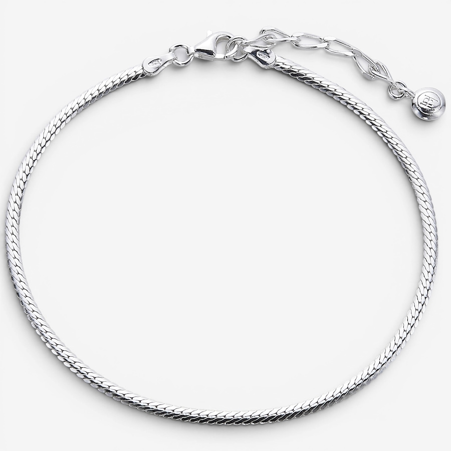 Image 130358.jpg, Product 130-358 / Price $139.99, Hillberg & Berk Sterling Silver Herringbone Anklet from Hillberg & Berk Jewellery on TSC.ca's Jewellery department