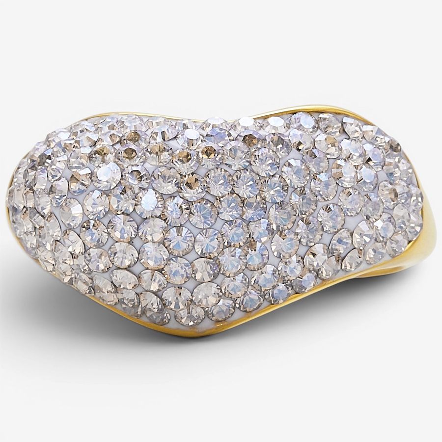 Image 130366.jpg, Product 130-366 / Price $239.99, Hillberg & Berk Sterling Silver/14K Gold Vermeil Champagne Sparkle Wave Ring from Hillberg & Berk Jewellery on TSC.ca's Jewellery department