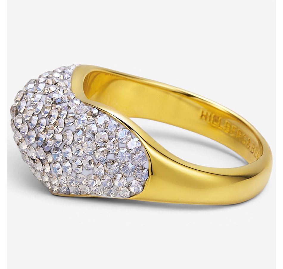 Image 130366_ALTMORE1.jpg, Product 130-366 / Price $229.99, Hillberg & Berk Sterling Silver/14K Gold Vermeil Champagne Sparkle Wave Ring from Hillberg & Berk Jewellery on TSC.ca's Jewellery department