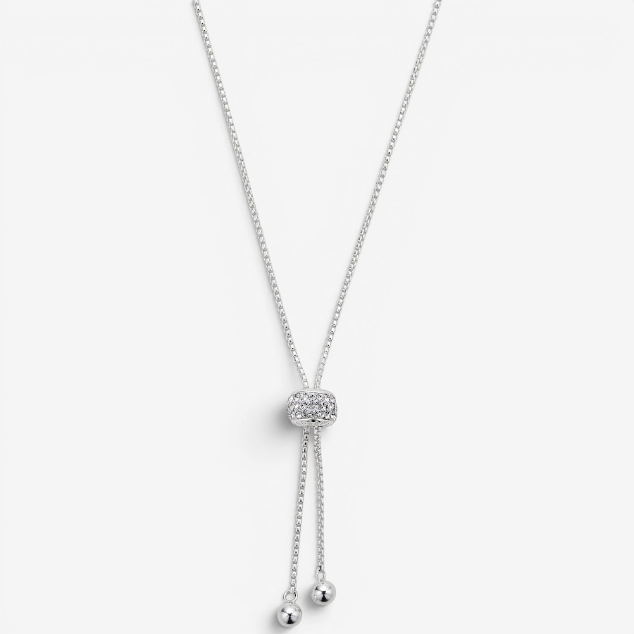 Image 130369.jpg, Product 130-369 / Price $169.99, Hillberg & Berk Sterling Silver White Bolo Tie Necklace from Hillberg & Berk Jewellery on TSC.ca's Jewellery department