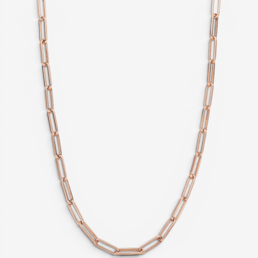 Image 130375.jpg, Product 130-375 / Price $119.99, Hillberg & Berk Sterling Silver/14K Rose Gold Vermeil The Era Chain Necklace from Hillberg & Berk Jewellery on TSC.ca's Jewellery department