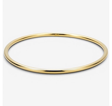 Soave Oro 14K Yellow Gold Textured Bangle