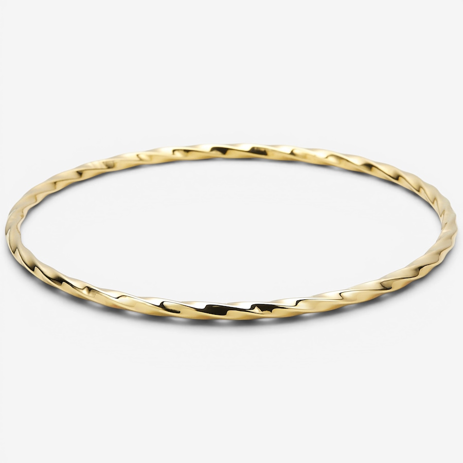 Image 130378_TRCHN.jpg, Product 130-378 / Price $289.99, Soave Oro 14K Yellow Gold Resin Filled Textured Bangle from Soave Oro on TSC.ca's Jewellery department
