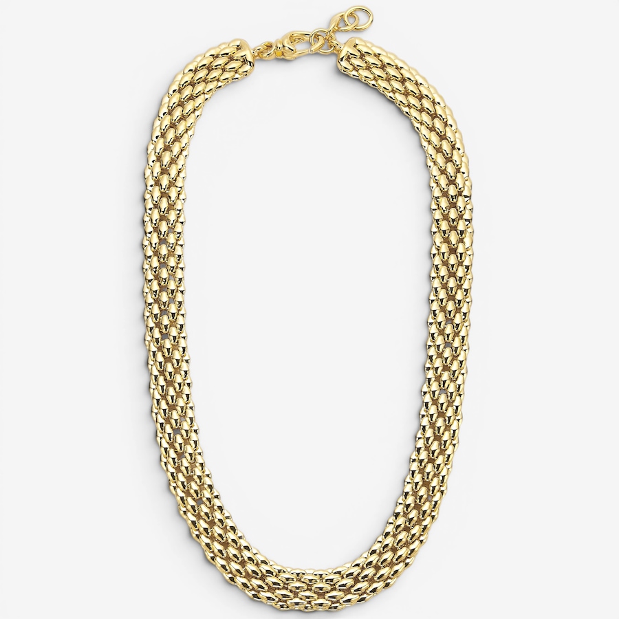 Image 130389.jpg, Product 130-389 / Price $1,079.99, Soave Oro 14K Yellow Gold Resin Filled Wide Necklace from Soave Oro on TSC.ca's Jewellery department