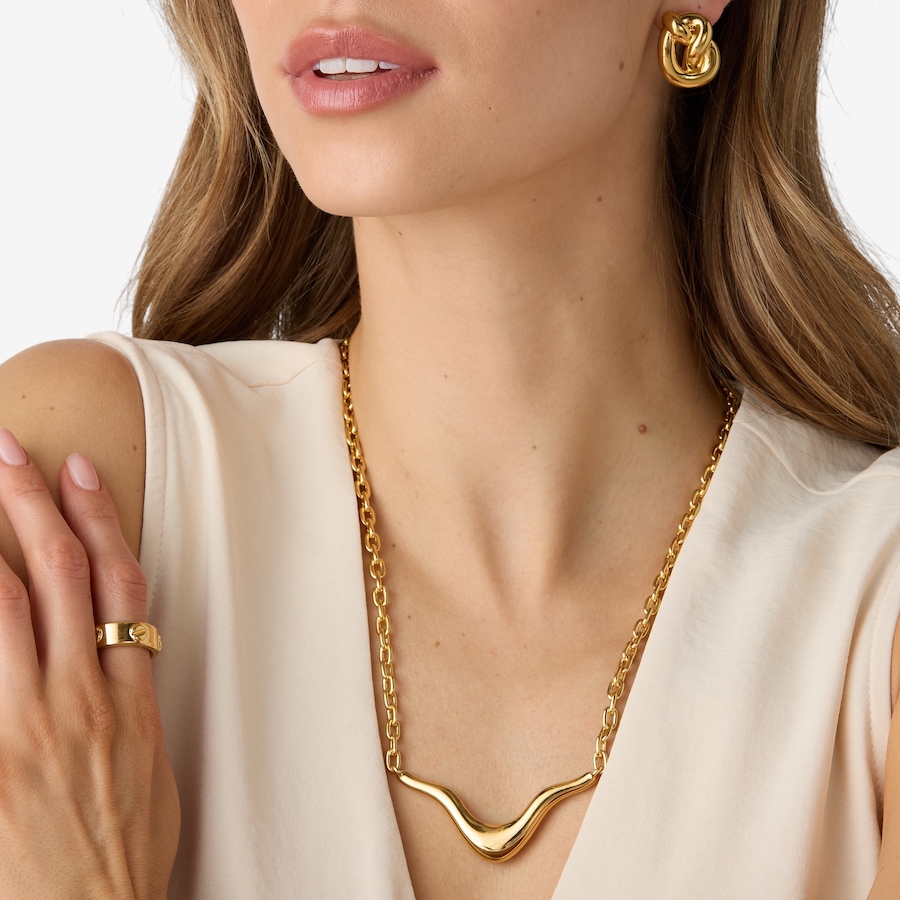 Image 130390_ALTMORE2.jpg, Product 130-390 / Price $749.99, Soave Oro 14K Yellow Gold Resin Filled Necklace from Soave Oro on TSC.ca's Jewellery department
