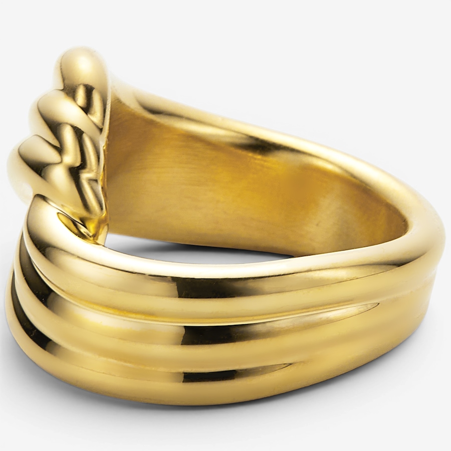 Image 130393_ALTMORE1.jpg, Product 130-393 / Price $239.99, Soave Oro 14K Yellow Gold Resin Filled Ribbed Ring from Soave Oro on TSC.ca's Jewellery department