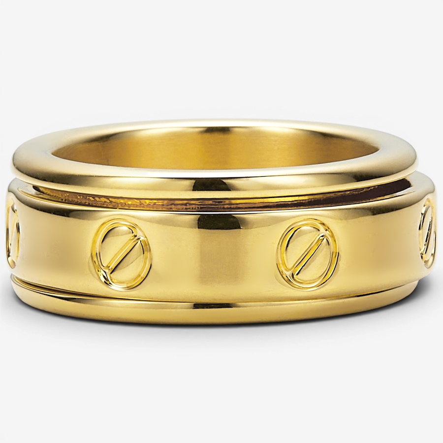 Image 130394.jpg, Product 130-394 / Price $239.99, Soave Oro 14K Yellow Gold Resin Filled Spinner Ring from Soave Oro on TSC.ca's Jewellery department